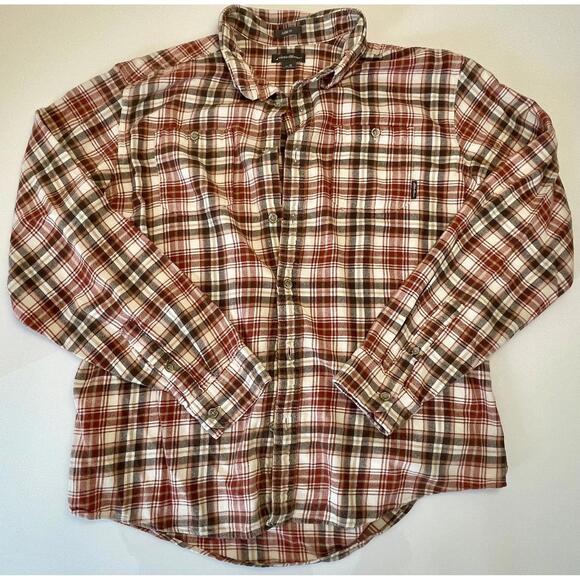 Eddie Bauer Flannel Button Down - Men XL - Picture 1 of 6